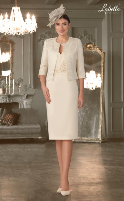 Light Champagne Dress with Jacket
