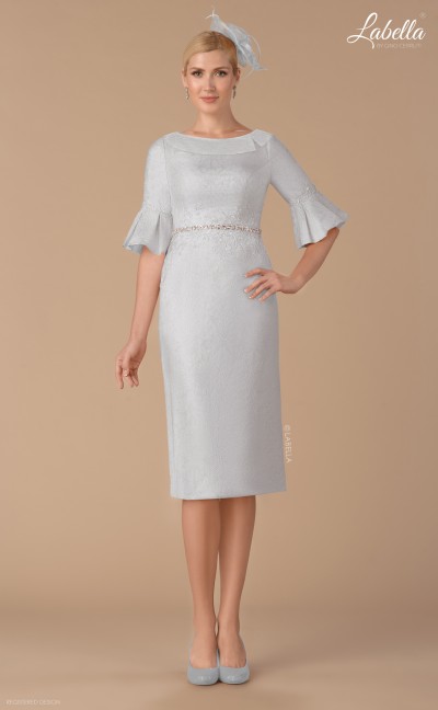 Silver Box sleeve Dress