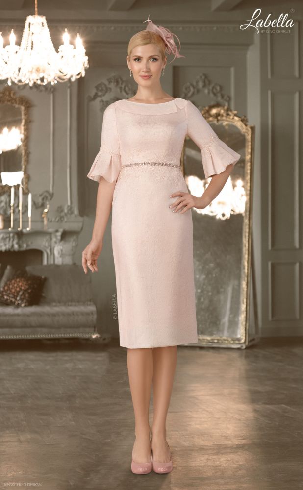 Light Pink Box Sleeve Dress