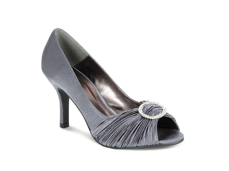 Charcoal grey outlet heels for wedding