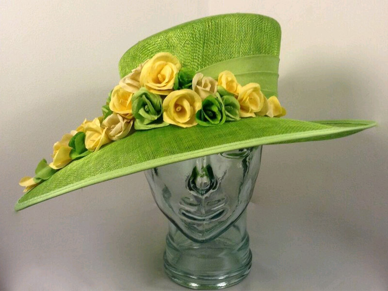 Hat 1766 lime yellow
