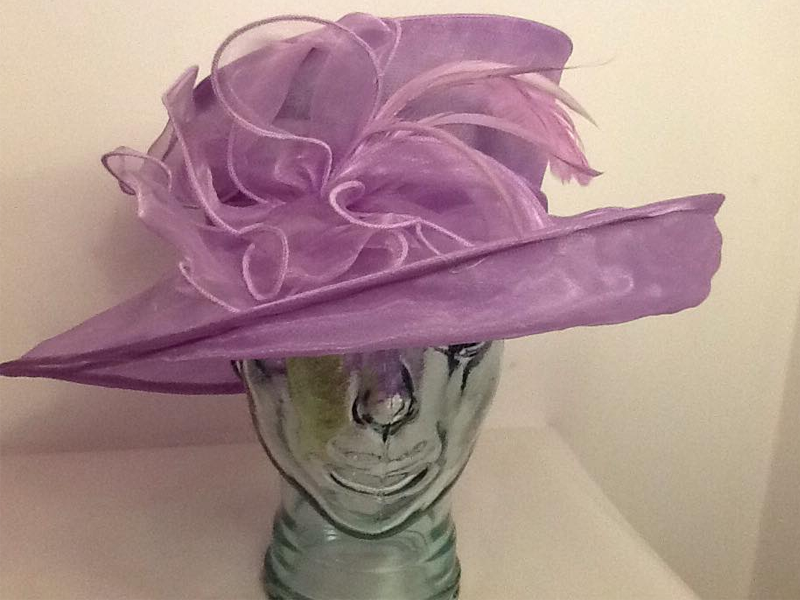 Lilac Flower Hat