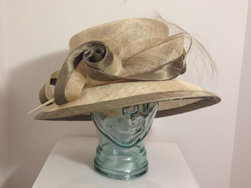 Hat 1591 Oatmeal and Bronze