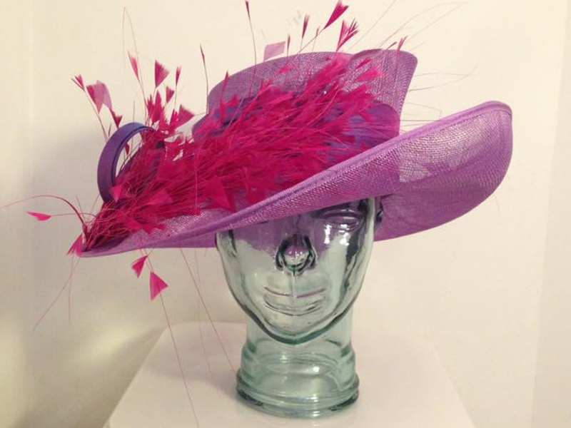  Lavender and Cerise Hat 