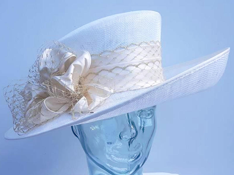  Ivory & Gold Hat