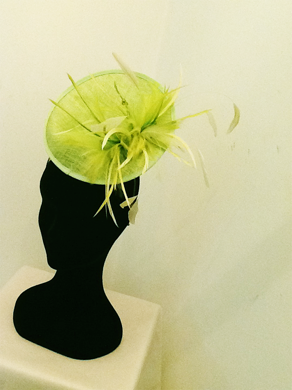 'Lemon and Lime' Mini Fascinator