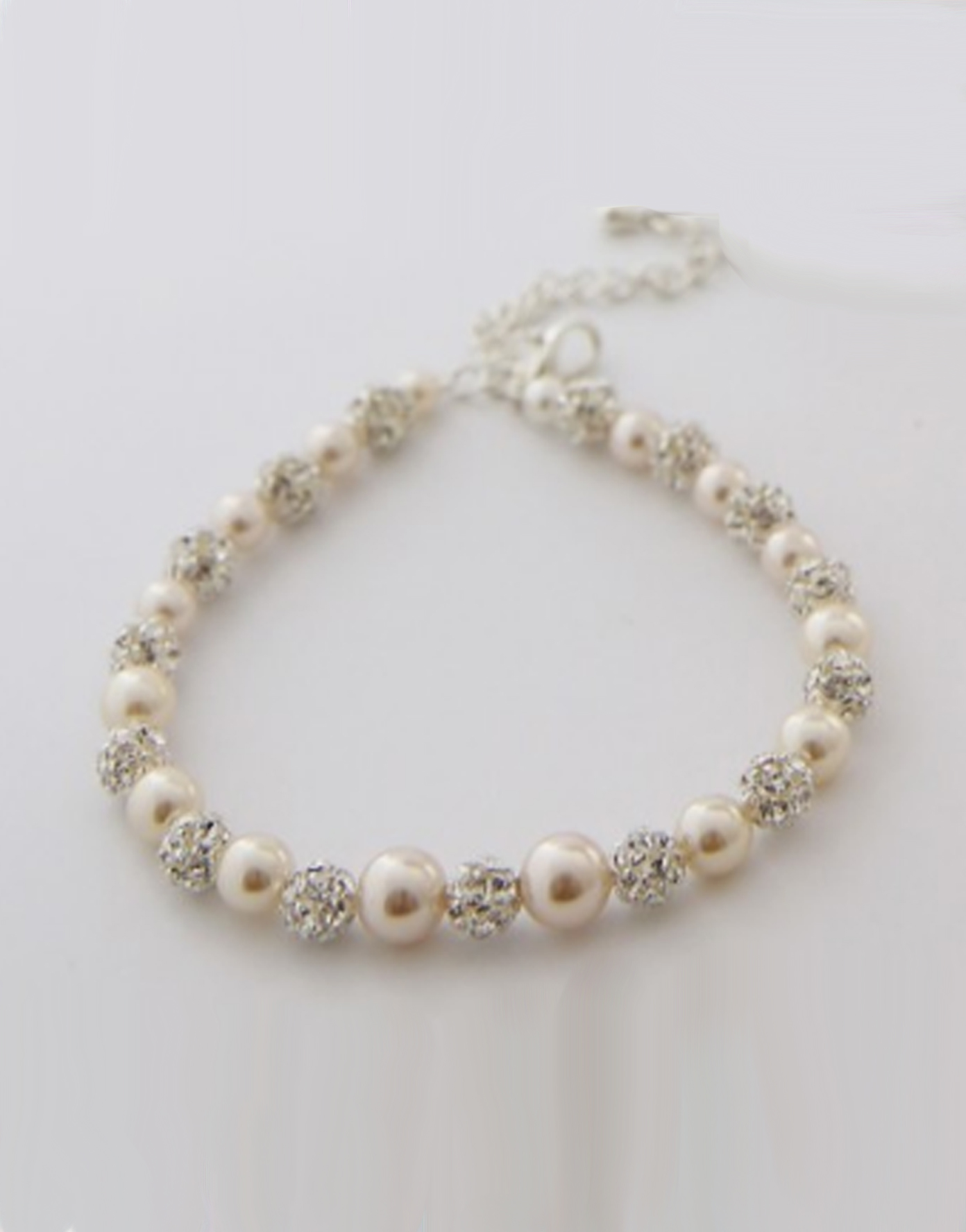 Pearl and Crystal Bracelet