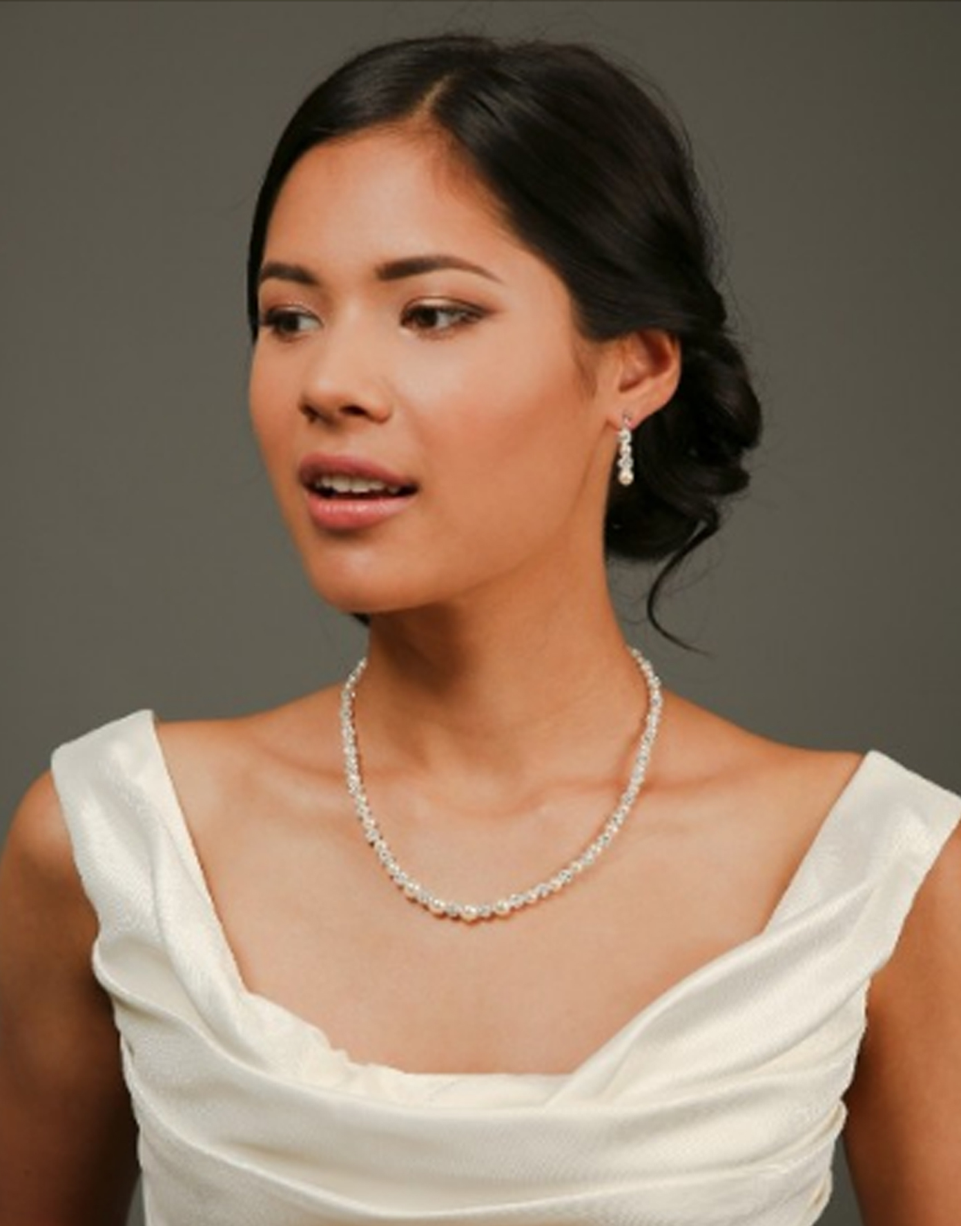 Pearl and Crystal Necklace