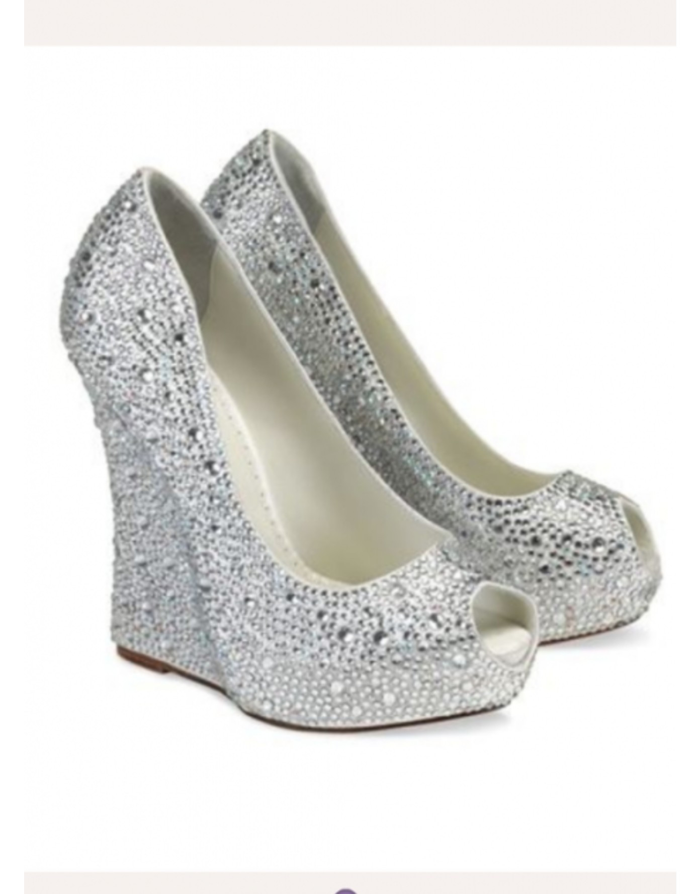 Mila Wedge Wedding Shoe
