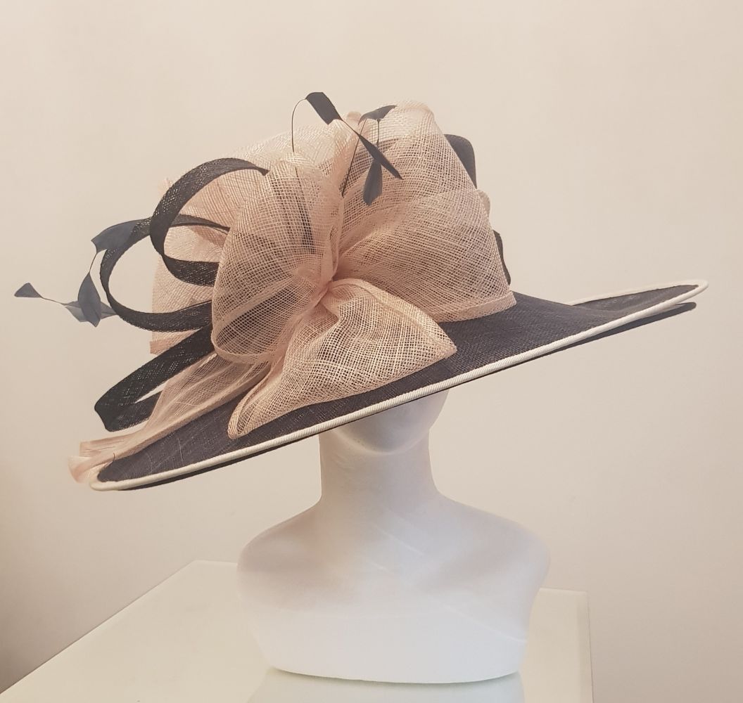 Hat 1934 - Navy / Blush