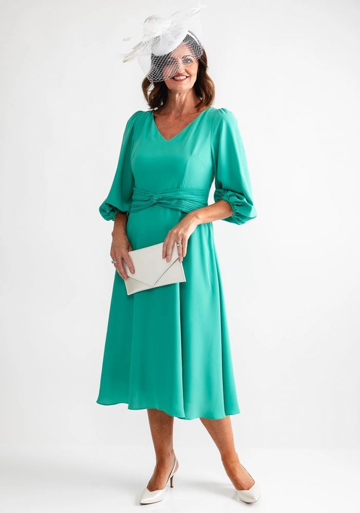 Lizabella Jade Chiffon Dress