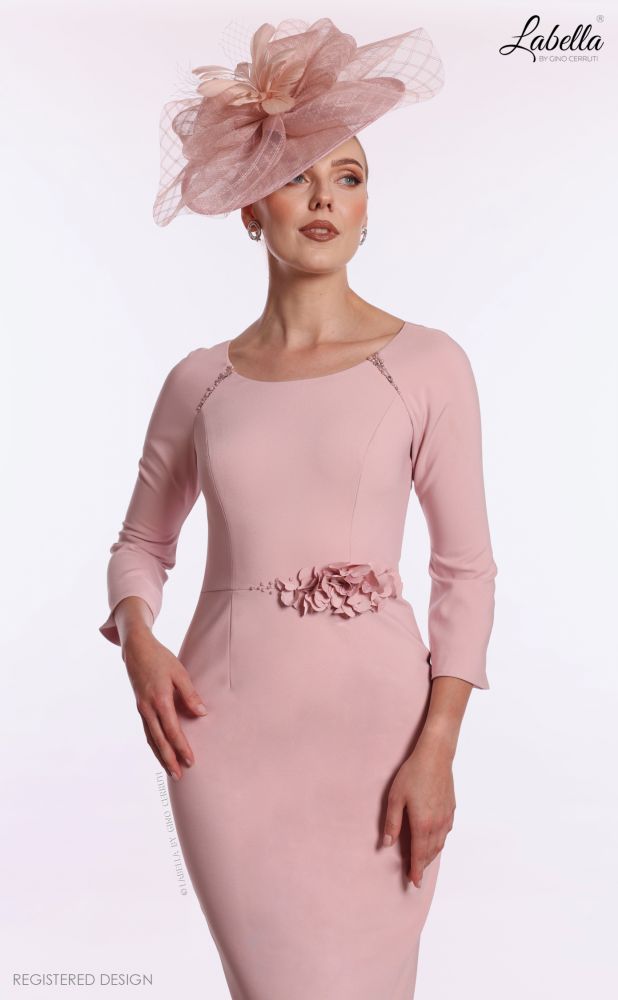 Labella by Gino Cerruti - Pink Flower Detail Dress